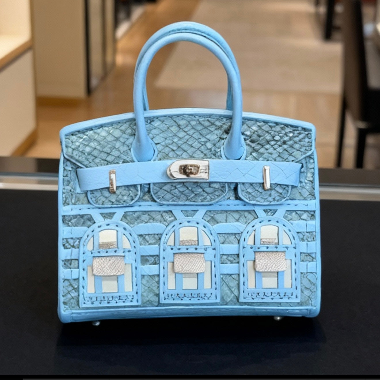 【Mini Cottage Bag】Little House Charm – 8×9cm